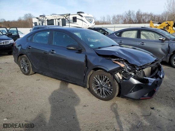 2023 Kia Forte GT-Line with VIN 3KPF54AD4PE539999, listed as a Copart auction lot 49033795 with 65,060 mi miles and Salvage Title. Bid and sale history available at carsss.com. Image 4.