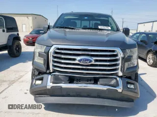 2015 Ford F-150 XL with VIN 1FTEW1CG3FKE36292, listed as a Copart auction lot 53103795 with 150,536 mi miles and Salvage Title. Bid and sale history available at carsss.com. Image 5.