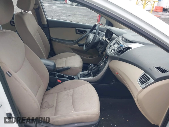 2015 Hyundai Elantra SE with VIN 5NPDH4AE0FH561046, listed as a IAAI auction lot 42196128 with 106,200 mi miles and . Bid and sale history available at DreamBid. Image 5.
