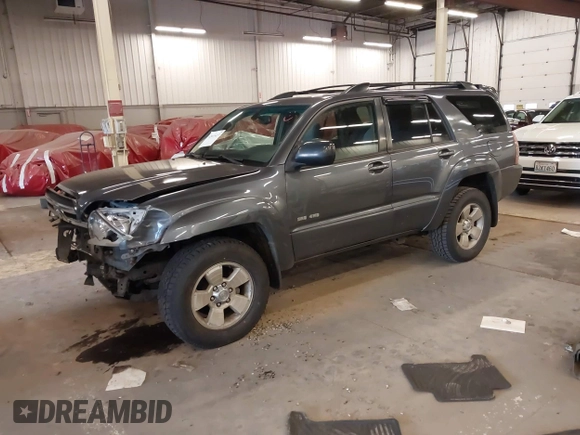 2005 Toyota 4Runner SR5 with VIN JTEBT14R158023791, listed as a IAAI auction lot 42011427 with 142,289 mi miles and . Bid and sale history available at DreamBid. Image 18.