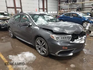 2020 Acura TLX w/Technology Pkg with VIN 19UUB3F4XLA000269, listed as a IAAI auction lot 41295906 with 274,855 mi miles. Bid and sale history available at carsss.com. Image 1.
