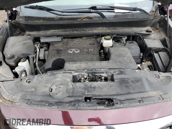 2014 Infiniti QX60 with VIN 5N1AL0MM8EC501163, listed as a Copart auction lot 55392845 with 119,097 mi miles and Salvage title. Bid and sale history available at DreamBid. Image 12.