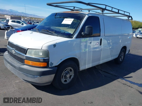 2006 Chevrolet Express Cargo with VIN 1GCFG15X061120322, listed as a IAAI auction lot 41611050 with 277,311 mi miles and . Bid and sale history available at DreamBid. Image 2.