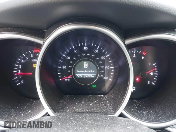 2015 Kia Optima EX with VIN 5XXGN4A7XFG429821, listed as a IAAI auction lot 41707204 with 134,383 mi miles. Bid and sale history available at carsss.com. Image 7.