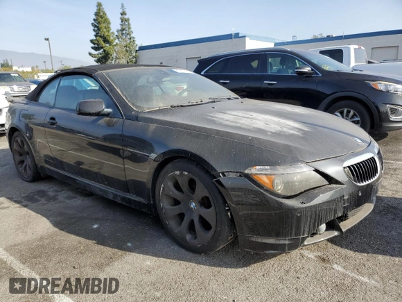 2004 BMW 6 Series 645Ci z VIN WBAEK73424B321911, wystawiony jako Copart lot #87111524 z przebiegiem 121 503 mil mil oraz Czysty tytuł • Clean title. Historia ofert i sprzedaży dostępna na DreamBid. Obrazek 4.