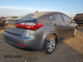 2016 Kia Forte LX with VIN KNAFX4A66G5479731, listed as a Copart auction lot 87704475 with 0 mi miles and Salvage Title. Bid and sale history available at carsss.com. Image 3.