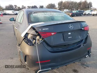 2024 Mercedes-Benz C 300 with VIN W1KAF4GB4RR170782, listed as a IAAI auction lot 40947069 with 4,800 mi miles and . Bid and sale history available at DreamBid. Image 3.
