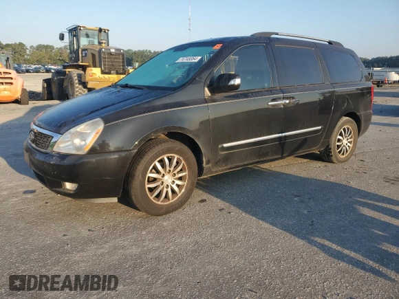 2011 Kia Sedona EX with VIN KNDMH4C73B6387198, listed as a Copart auction lot 74748064 with 172,437 mi miles and Salvage Title. Bid and sale history available at carsss.com. Image 1.