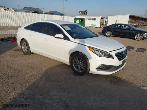 2016 Hyundai Sonata 2.4L SE with VIN 5NPE24AF9GH295932, listed as a IAAI auction lot 41552729 with 153,198 mi miles. Bid and sale history available at carsss.com. Image 1.