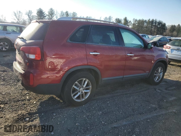 2015 Kia Sorento LX with VIN 5XYKTDA71FG555044, listed as a Copart auction lot 45958655 with 164,196 mi miles and Clean Title. Bid and sale history available at carsss.com. Image 3.
