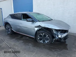2023 Kia EV6 Wind with VIN KNDC34LA5P5130482, listed as a Copart auction lot 76792914 with 41,622 mi miles and Salvage Title. Bid and sale history available at carsss.com. Image 4.
