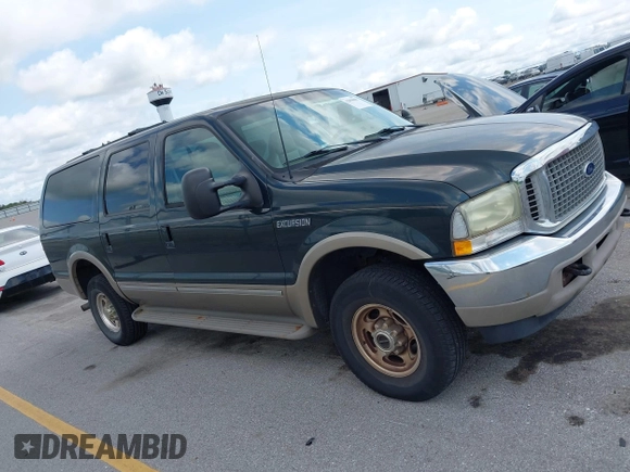 2002 Ford Excursion Limited с VIN 1FMNU43S42ED22009, выставлен на аукционе IAAI как лот 42850001 с пробегом 132 395 миль миль и . История ставок и продаж доступна на DreamBid. Изображение 13.