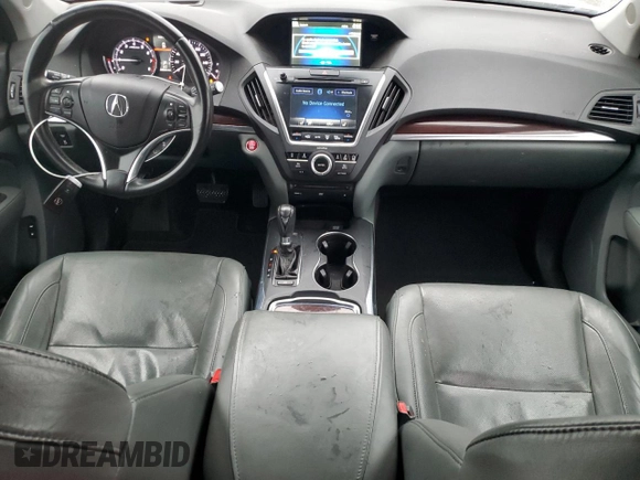 2014 Acura MDX Advance with VIN 5FRYD3H88EB019163, listed as a Copart auction lot 43661515 with 188,065 mi miles and Salvage title. Bid and sale history available at DreamBid. Image 8.