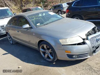 2006 Audi A6 with VIN WAUDG74F36N069763, listed as a IAAI auction lot 40358604 with 181,918 mi miles. Bid and sale history available at carsss.com. Image 1.