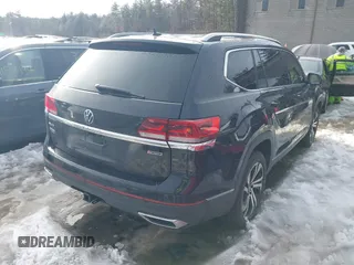 2021 Volkswagen Atlas SEL Premium z VIN 1V2TR2CA2MC588943, wystawiony jako IAAI lot #41558964 z przebiegiem 62 182 mil mil oraz . Historia ofert i sprzedaży dostępna na DreamBid. Obrazek 4.