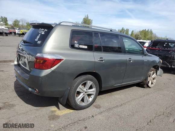 2009 Toyota Highlander Sport with VIN JTEES43A792128308, listed as a Copart auction lot 52606155 with 208,881 mi miles and Clean Title. Bid and sale history available at carsss.com. Image 3.