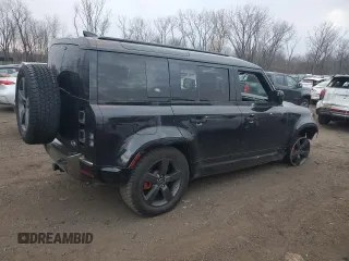2020 Land Rover Defender X with VIN SALEXEEU3L2021601, listed as a Copart auction lot 86600934 with 49,039 mi miles and Salvage title. Bid and sale history available at DreamBid. Image 3.
