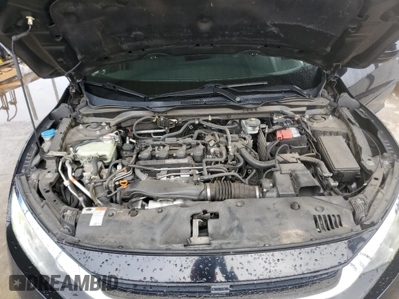 2017 Honda Civic Sedan EX-T with VIN 2HGFC1F30HH650545, listed as a Copart auction lot 45967905 with 166,207 mi miles and Salvage Title. Bid and sale history available at carsss.com. Image 12.