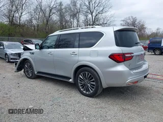 2021 Infiniti QX80 Sensory with VIN JN8AZ2BE9M9267352, listed as a IAAI auction lot 42016437 with 43,872 mi miles and . Bid and sale history available at DreamBid. Image 14.
