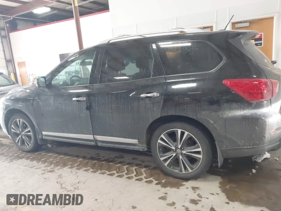 2017 Nissan Pathfinder SV z VIN 5N1DR2MMXHC636690, wystawiony jako IAAI lot #41424828 z przebiegiem 114 994 mil mil oraz . Historia ofert i sprzedaży dostępna na DreamBid. Obrazek 14.