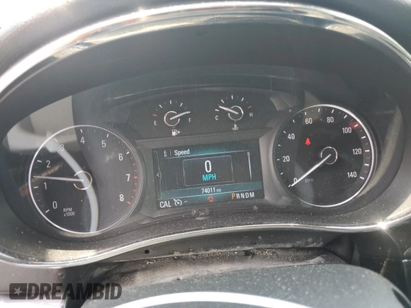2017 Buick Encore Preferred z VIN KL4CJASBXHB058478, wystawiony jako Copart lot #60309155 z przebiegiem 74 011 mil mil oraz Szkoda całkowita • Salvage title. Historia ofert i sprzedaży dostępna na DreamBid. Obrazek 9.
