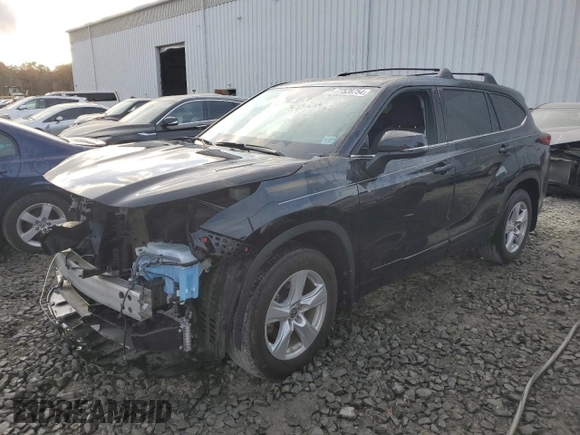 2022 Toyota Highlander L with VIN 5TDCZRBHXNS584342, listed as a Copart auction lot 77528754 with 13,209 mi miles and Salvage title. Bid and sale history available at DreamBid. Image 1.