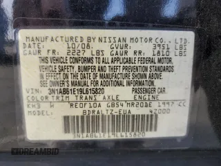 2009 Nissan Sentra SL с VIN 3N1AB61E19L615820, выставлен на аукционе Copart как лот 85438404 с пробегом 217 369 миль миль и Списание • Salvage title. История ставок и продаж доступна на DreamBid. Изображение 15.