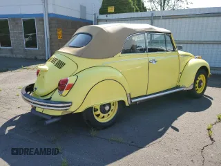 1972 Volkswagen Beetle with VIN 1522691744, listed as a Copart auction lot 61989275 with 56,316 mi miles and Clean title. Bid and sale history available at DreamBid. Image 3.