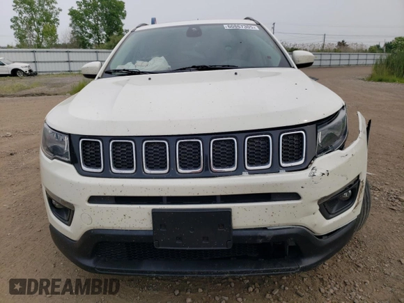 2021 Jeep Compass Latitude with VIN 3C4NJDBB5MT524553, listed as a Copart auction lot 60867305 with 80,314 mi miles and Salvage title. Bid and sale history available at DreamBid. Image 5.