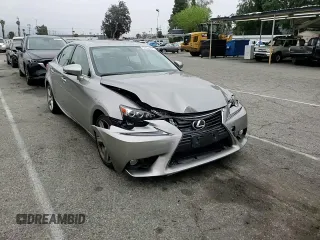 2014 Lexus IS with VIN JTHBF1D23E5019594, listed as a Copart auction lot 53524395 with 41,798 mi miles and Salvage Title. Bid and sale history available at carsss.com. Image 10.