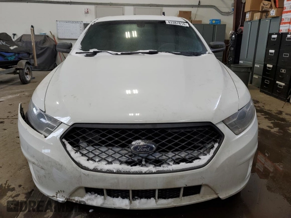 2016 Ford Police Interceptor with VIN 1FAHP2MK7GG137322, listed as a Copart auction lot 43387814 with 93,467 mi miles and Salvage title. Bid and sale history available at DreamBid. Image 5.