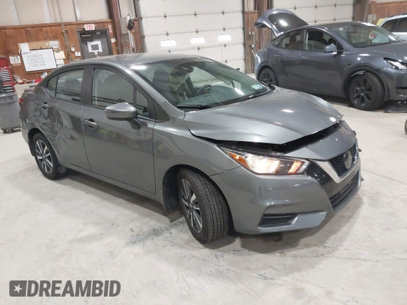 2021 Nissan Versa SV with VIN 3N1CN8EV3ML837810, listed as a IAAI auction lot 41880726 with 51,890 mi miles. Bid and sale history available at carsss.com. Image 1.
