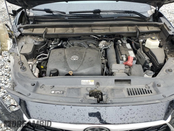 2020 Toyota Highlander LE with VIN 5TDZZRAH6LS000463, listed as a Copart auction lot 88069555 with 77,032 mi miles and Salvage title. Bid and sale history available at DreamBid. Image 13.