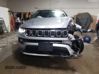 2024 Jeep Compass Limited with VIN 3C4NJDCN8RT577201, listed as a Copart auction lot 81502814 with 14,622 mi miles and Salvage Title. Bid and sale history available at carsss.com. Image 5.