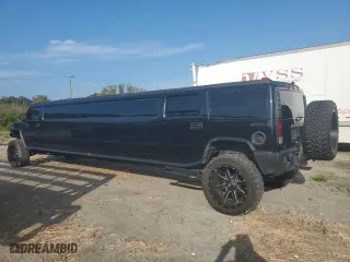 2005 Hummer H2 SUV with VIN 5GRGN23UX5H118848, listed as a Copart auction lot 71882334 with 147,976 mi miles and Clean Title. Bid and sale history available at carsss.com. Image 2.