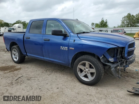 2017 Ram 1500 Express with VIN 3C6RR7KTXHG747164, listed as a Copart auction lot 51460365 with 202,492 mi miles and Salvage title. Bid and sale history available at DreamBid. Image 4.