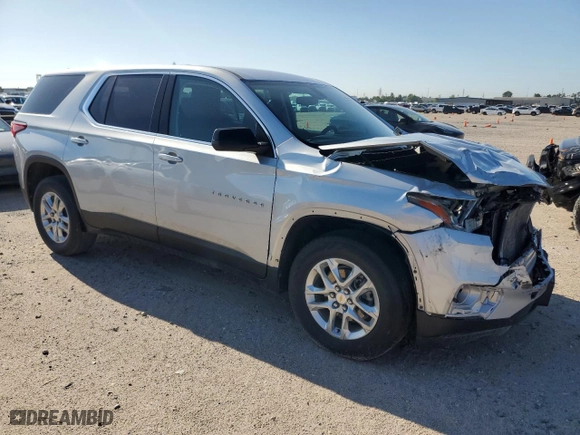 2021 Chevrolet Traverse LS with VIN 1GNERFKW9MJ228909, listed as a Copart auction lot 52132165 with 61,943 mi miles and Salvage Title. Bid and sale history available at carsss.com. Image 4.