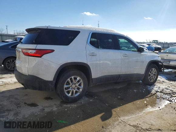 2019 Chevrolet Traverse LS with VIN 1GNERFKW6KJ176281, listed as a Copart auction lot 88249825 with 97,334 mi miles and Salvage Title. Bid and sale history available at carsss.com. Image 3.