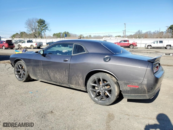 2021 Dodge Challenger SXT with VIN 2C3CDZAG9MH573387, listed as a Copart auction lot 88009555 with 36,008 mi miles and Salvage Title. Bid and sale history available at carsss.com. Image 2.