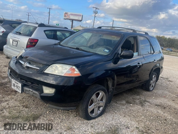 2001 Acura MDX Touring Pkg with VIN 2HNYD18661H529479, listed as a Copart auction lot 85612794 with 0 mi miles and Clean Title. Bid and sale history available at carsss.com. Image 2.