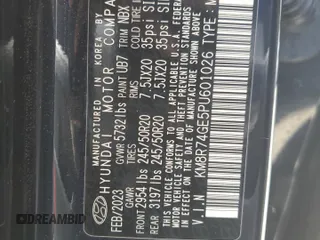2023 Hyundai Palisade Calligraphy с VIN KM8R74GE5PU601026, выставлен на аукционе Copart как лот 51806555 с пробегом 11 622 миль миль и Списание • Salvage title. История ставок и продаж доступна на DreamBid. Изображение 16.