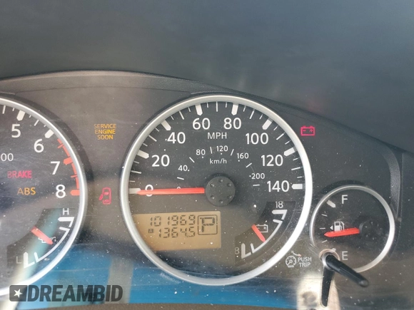 2007 Nissan Frontier SE with VIN 1N6AD09W47C428451, listed as a Copart auction lot 61809095 with 101,969 mi miles and Salvage title. Bid and sale history available at DreamBid. Image 9.