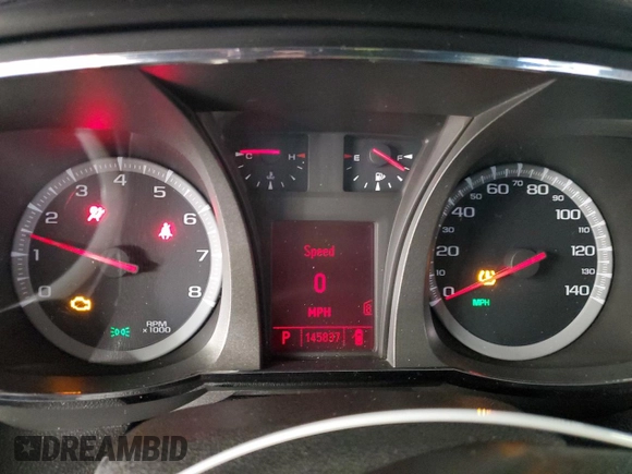 2010 GMC Terrain SLE-1 with VIN 2CTFLCEW2A6233892, listed as a Copart auction lot 84398594 with 145,837 mi miles and Salvage Title. Bid and sale history available at carsss.com. Image 9.