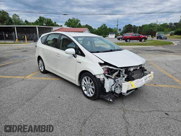 2012 Toyota Prius Two with VIN JTDZN3EU2C3040086, listed as a Copart auction lot 54426935 with 47,535 mi miles and Salvage Title. Bid and sale history available at DreamBid. Image 1.