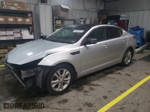2013 Kia Optima EX with VIN 5XXGN4A78DG147867, listed as a Copart auction lot 50810815 with 215,751 mi miles and Salvage Title. Bid and sale history available at carsss.com. Image 1.