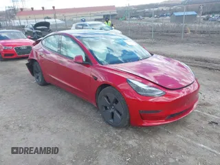 2021 Tesla Model 3 Long Range with VIN 5YJ3E1EB0MF902833, listed as a IAAI auction lot 41854474 with 41,982 mi miles and . Bid and sale history available at DreamBid. Image 1.