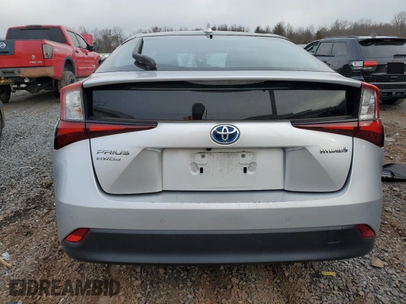2020 Toyota Prius LE with VIN JTDL9RFU6L3016384, listed as a Copart auction lot 50052665 with Not Provided miles and Salvage Title. Bid and sale history available at DreamBid. Image 6.