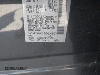 2013 Nissan Pathfinder SL with VIN 5N1AR2MN6DC601487, listed as a IAAI auction lot 42223152 with 229,947 mi miles and . Bid and sale history available at DreamBid. Image 9.
