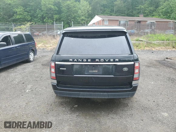 2016 Land Rover Range Rover Supercharged with VIN SALGS3EF4GA311192, listed as a Copart auction lot 55586905 with 122,737 mi miles and Clean title. Bid and sale history available at DreamBid. Image 6.