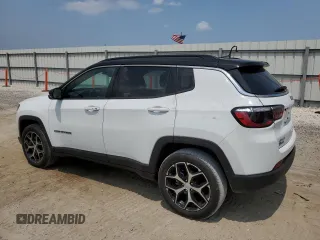 2024 Jeep Compass Limited z VIN 3C4NJDCN0RT122990, wystawiony jako Copart lot #59363245 z przebiegiem 3 231 mil mil oraz Szkoda całkowita • Salvage title. Historia ofert i sprzedaży dostępna na DreamBid. Obrazek 2.